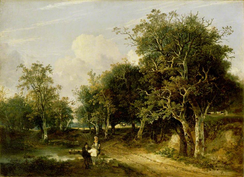 Grove Scene - John Crome - WikiArt.org - encyclopedia of visual arts