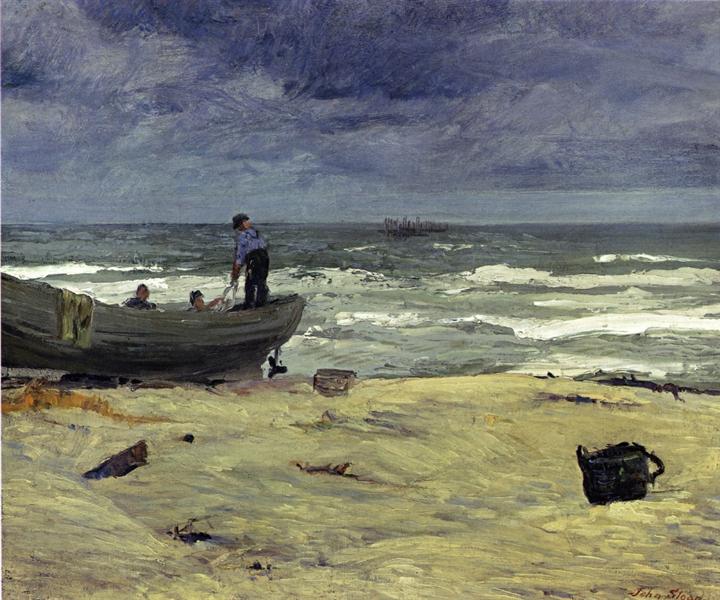 Gray Day, Jersey Coast, 1911 - Джон Френч Слоан