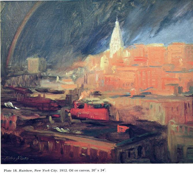 Rainbow, New York City, 1912 - Джон Френч Слоан