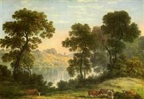 View in north Wales - John Glover