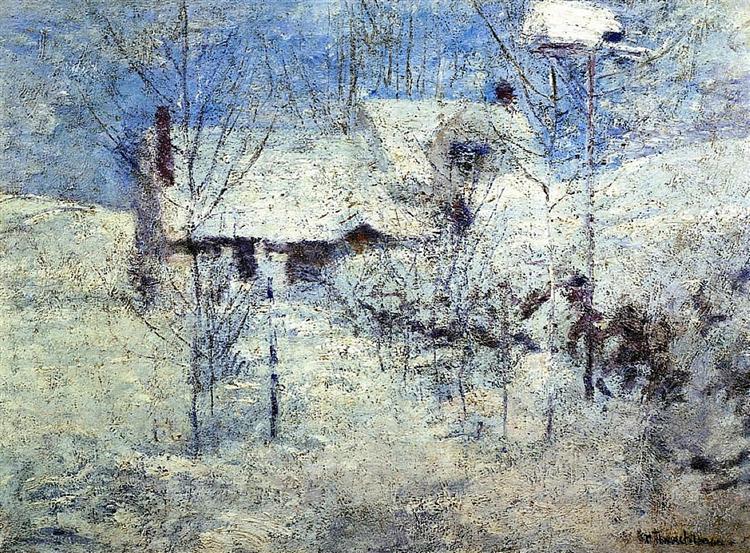 Snowbound, c.1895 - 1900 - Джон Генрі Твахтман (Tуоктмен)