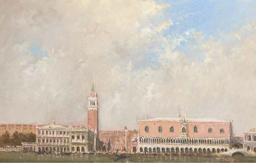 The Camponile and Doges Palace, Venice - John Miller
