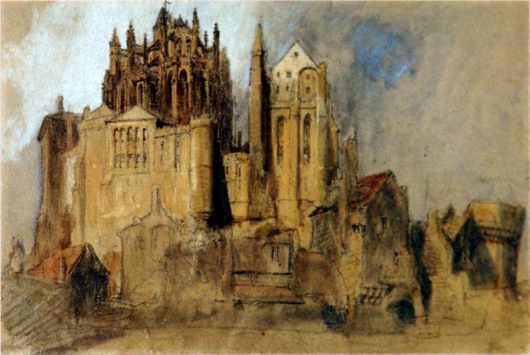 La Merveille Mont St Michel, 1848 - John Ruskin