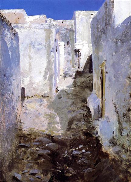 A Street in Algiers, 1879 - 1880 - 薩金特