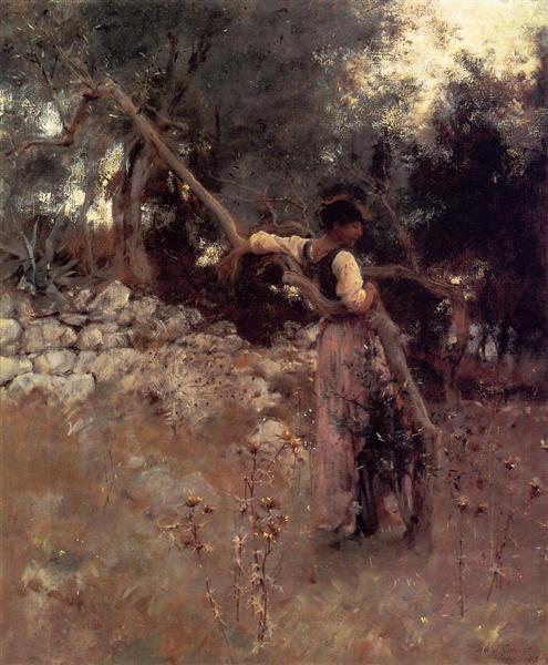 Capri Girl, 1878 - Джон Сингер Сарджент