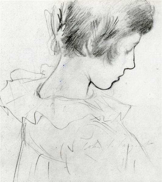Dorothy Barnard, c.1885 - Джон Сінгер Сарджент