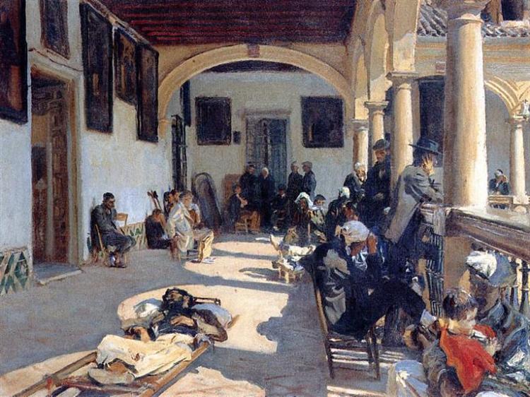 Hospital at Granada, 1912 - Джон Сингер Сарджент