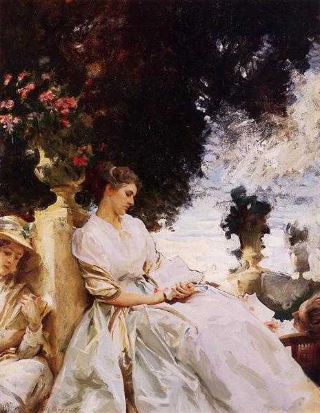 In the Garden, Corfu, 1909 - John Singer Sargent