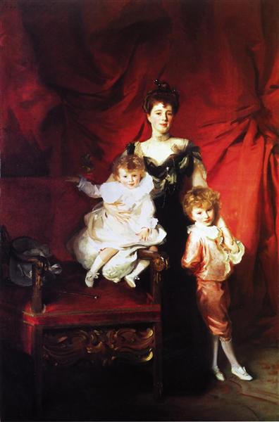 Mrs. Cazalet and her children, 1900 - 1901 - 薩金特