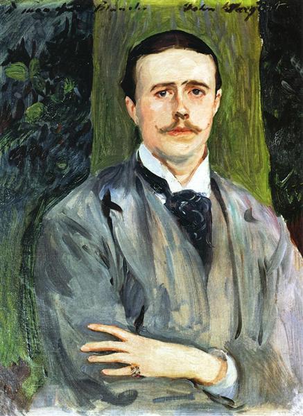 Portrait of Jacques-Emile Blanche, c.1886 - Джон Сингер Сарджент