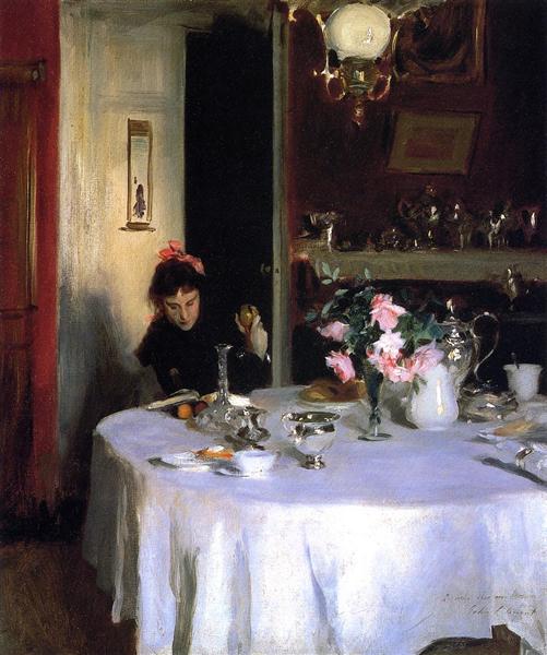 The Breakfast Table, 1884 - John Singer Sargent