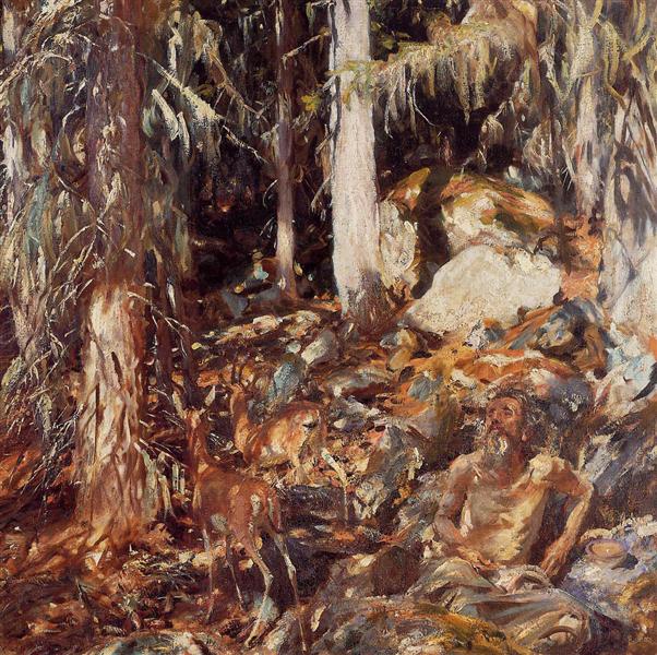 The Hermit, 1908 - John Singer Sargent