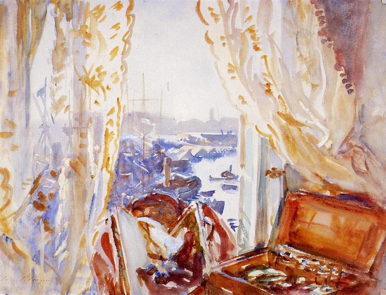 View from a Window, Genoa, c.1911 - John Singer Sargent