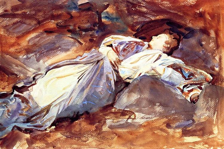 Violet Sleeping, c.1908 - Джон Сингер Сарджент