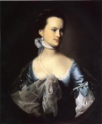 Portrait of Elizabeth Deering Wentworth Gould Rogers (also known as Mr. Nathaniel Rogers) - Джон Сінглтон Коплі