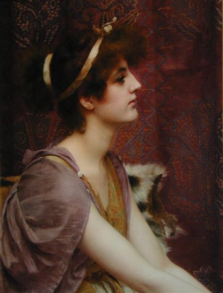 A Classical Beauty, 1892 - Джон Уильям Годвард
