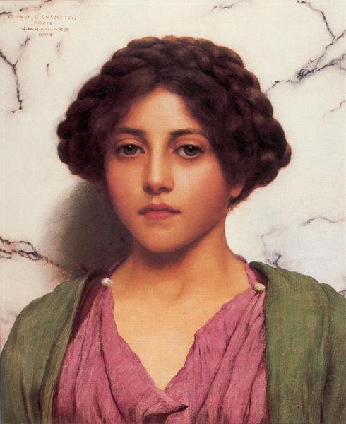 A Classical Beauty, 1909 - Джон Уильям Годвард