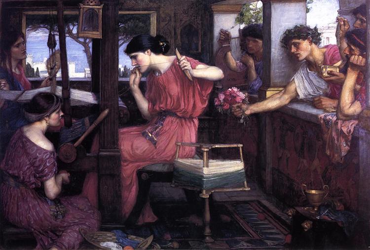 Penelope and the Suitors, 1912 - John William Waterhouse