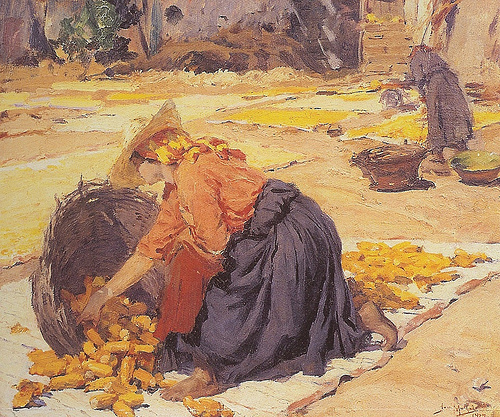 Corn in the sun - José Malhoa