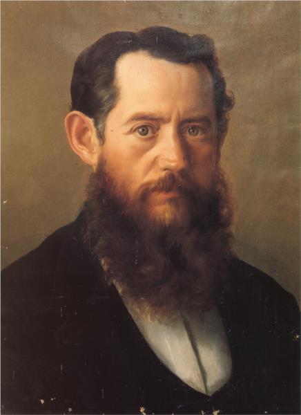 Autoretrato, 1875 - Хосе Марія Веласко