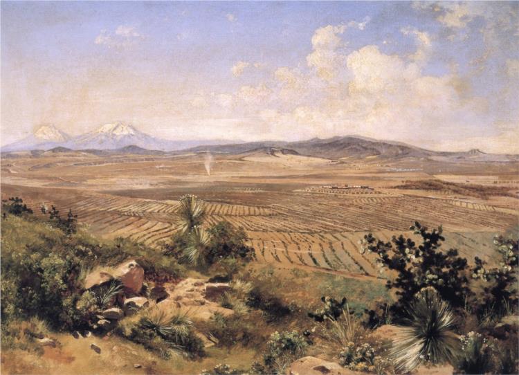 Hacienda de Chimalpa, 1892 - José María Velasco Gómez