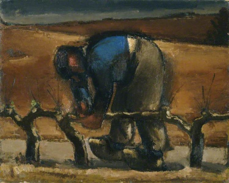 Pruning the Vines, 1952 - Josef Herman