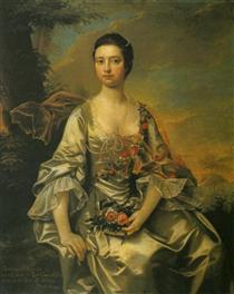 Anne or Molly Cracroft - Joseph Wright of Derby