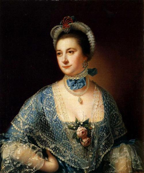 Mrs. Andrew Lindington, c.1761 - c.1762 - Джозеф Райт