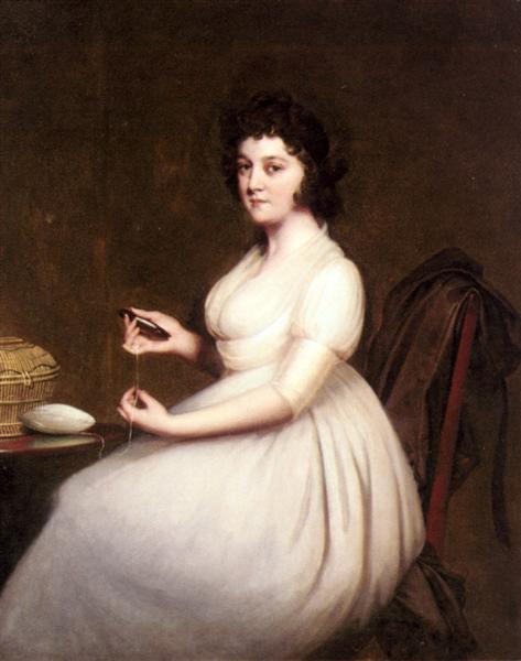 Portrait of Mrs.Abney - Joseph Wright