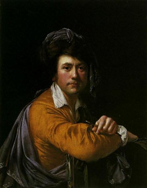 Self Portrait at the age of about Forty, c.1772 - c.1773 - Joseph Wright of Derby