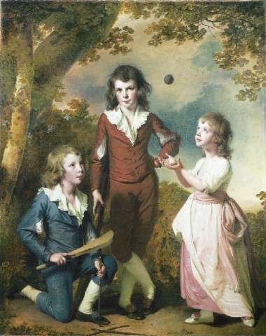 The Children of Hugh and Sarah Wood of Swanwick, Derbyshire, 1789 - Джозеф Райт