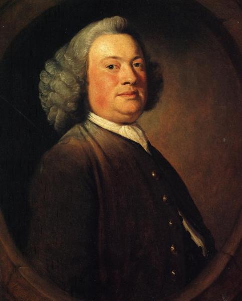 Man in a Brown Coat, 1748 - Джошуа Рейнольдс