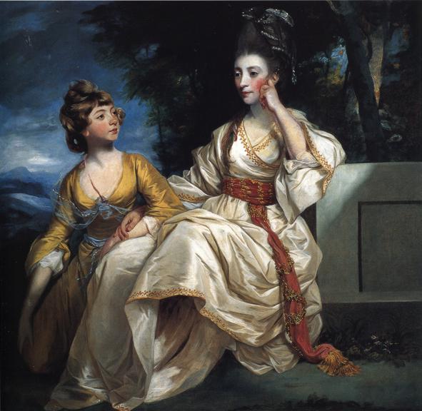 Mrs. Thrale and her Daughter Hester (Queeney), 1777 - 1778 - Joshua Reynolds
