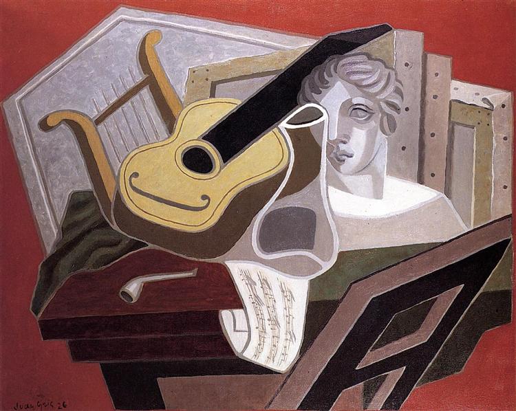 The Musician s Table, 1926 - 胡安·格里斯