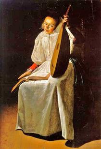 Girl with a Lute - Judith Leyster