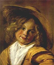 Girl with a Straw Hat - Judith Leyster