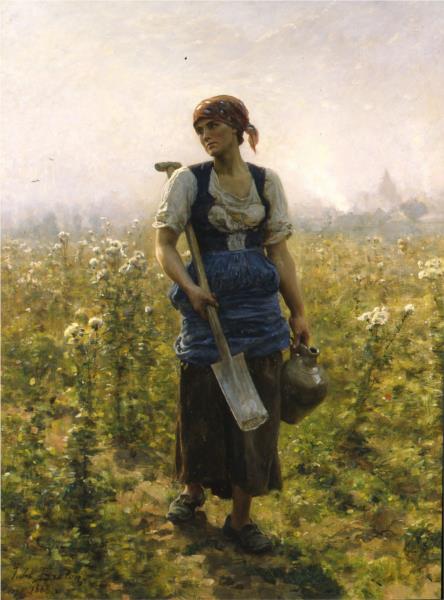 The Morning, 1888 - Жюль Бретон