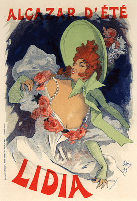 Alcazar d'Éte, Lidia, 1893 - Jules Cheret