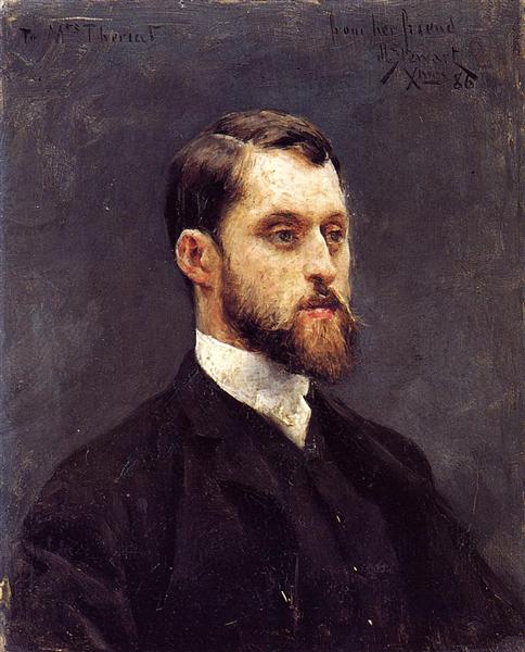 Self Portrait, 1886 - Julius LeBlanc Stewart