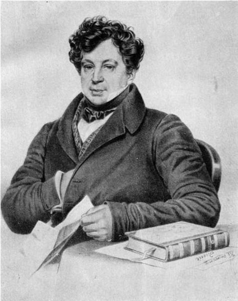 Aleksandr Turgenev, 1833 - Karl Pawlowitsch Brjullow