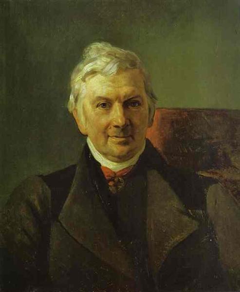 Portrait of the Professor of the Moscow Medical Academy K. A. Janish, 1841 - Karl Pawlowitsch Brjullow