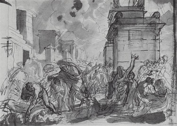 The Last Day of Pompeii, 1827 - 1830 - Karl Bryullov