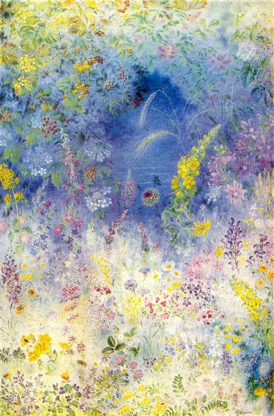 Field flowers, 1941 - Kateryna Bilokur