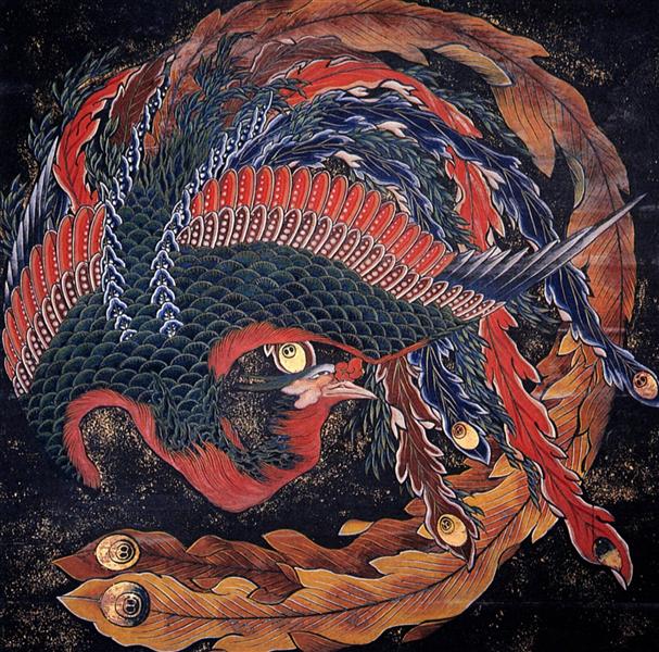 Phoenix - Katsushika Hokusai