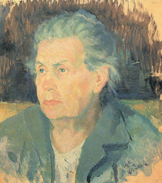 Portrait of Mother - Kasimir Sewerinowitsch Malewitsch