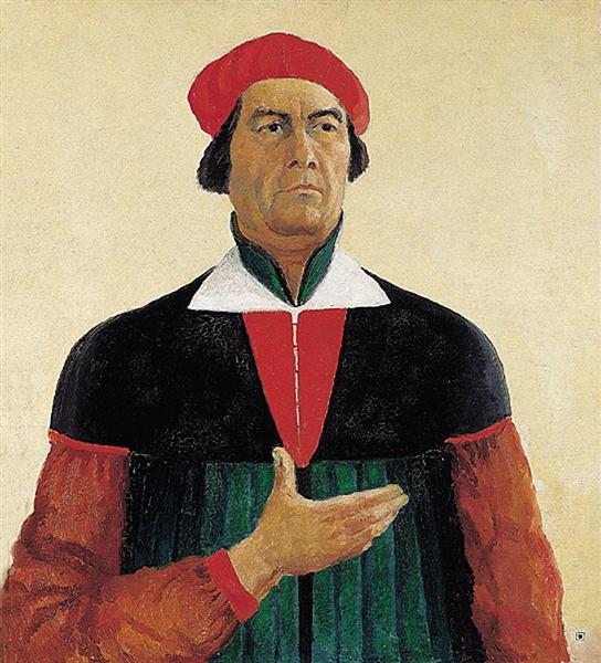 Self-Portrait, 1933 - Kasimir Sewerinowitsch Malewitsch