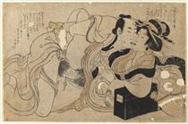 Amorous Couple - Kitagawa Utamaro