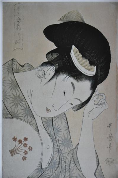 From the series Kasen koi no bu, 1793 - 1794 - Utamaro