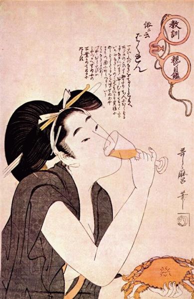 The hussy - Kitagawa Utamaro