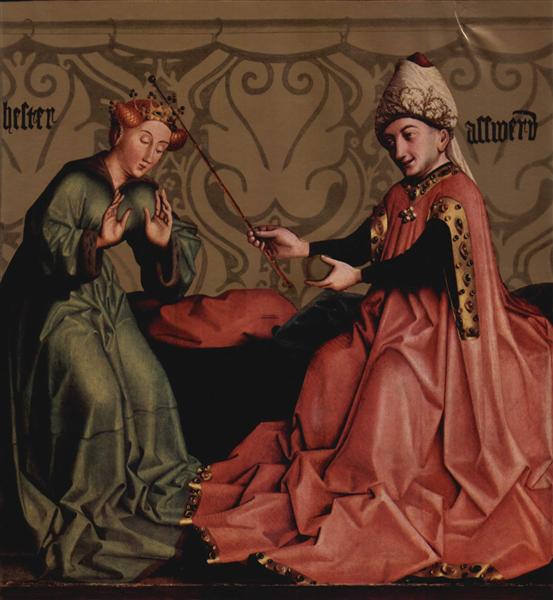 Esther before Ahasuerus, c.1435 - Konrad Witz